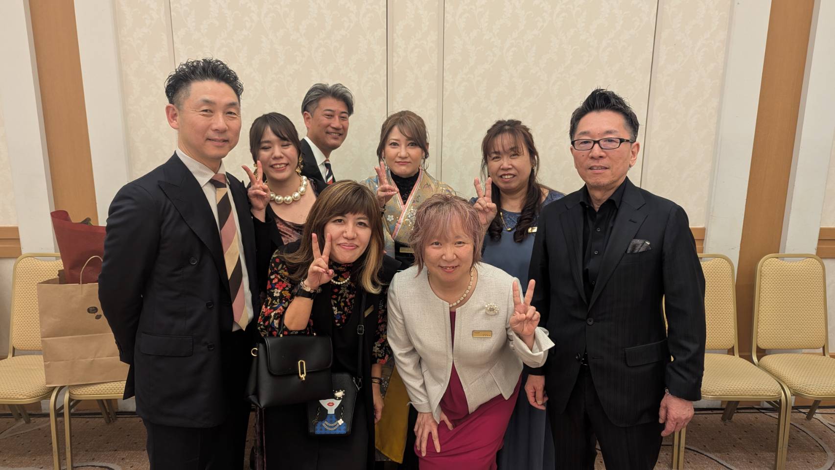 <span class="title">入社式でした</span>